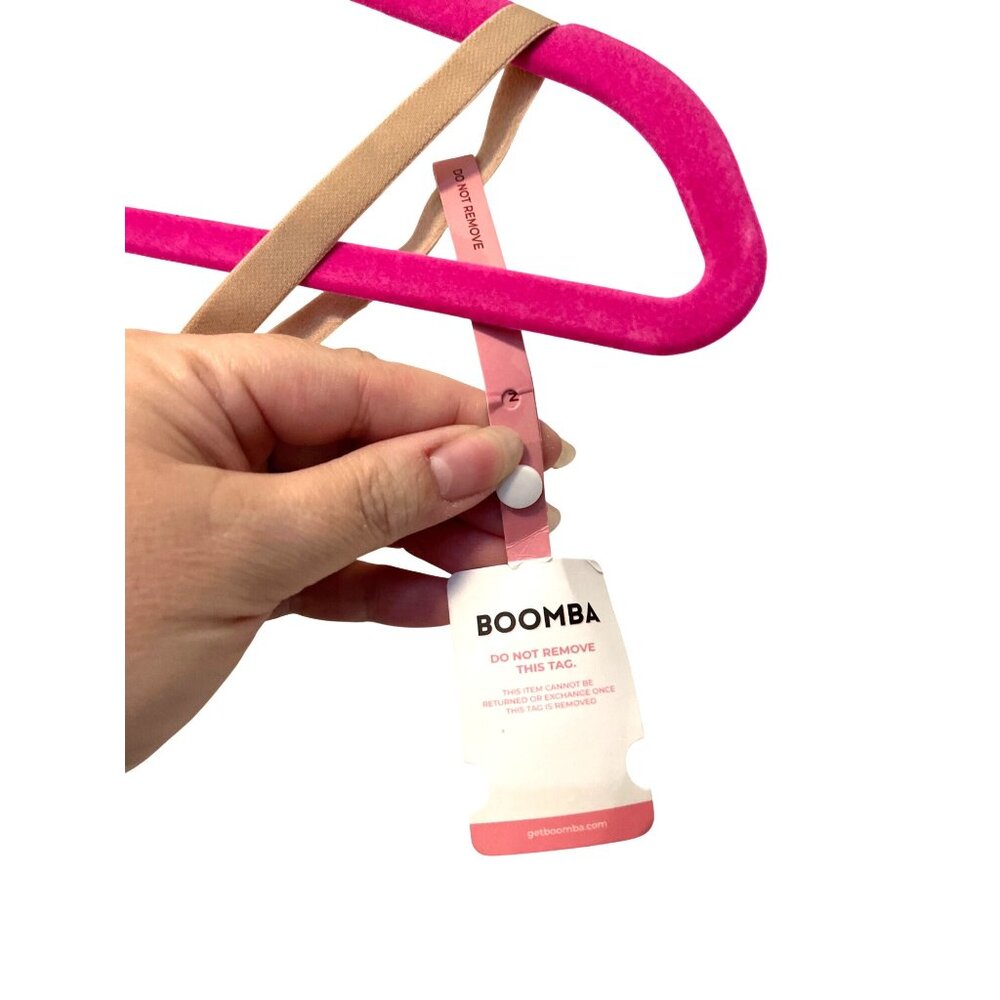 Boomba Mid-Thigh Sculpt Beige Bodysuit L/XL Adjustable Straps Nylon Spandex - Picture 4 of 6